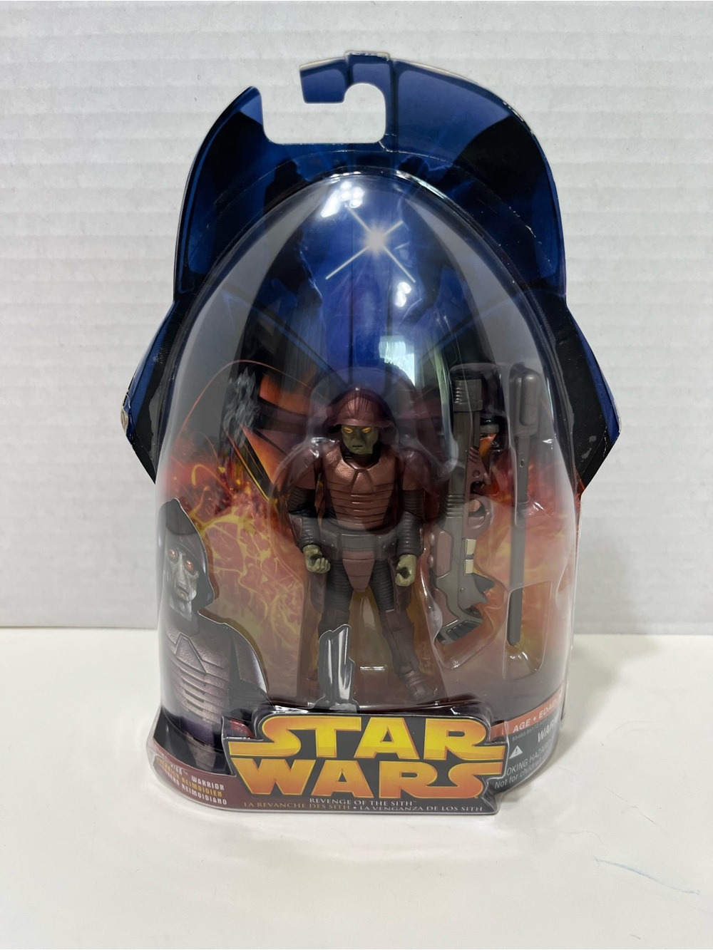 STAR WARS revenge of the sith Neimoidian warrior action figure NWT